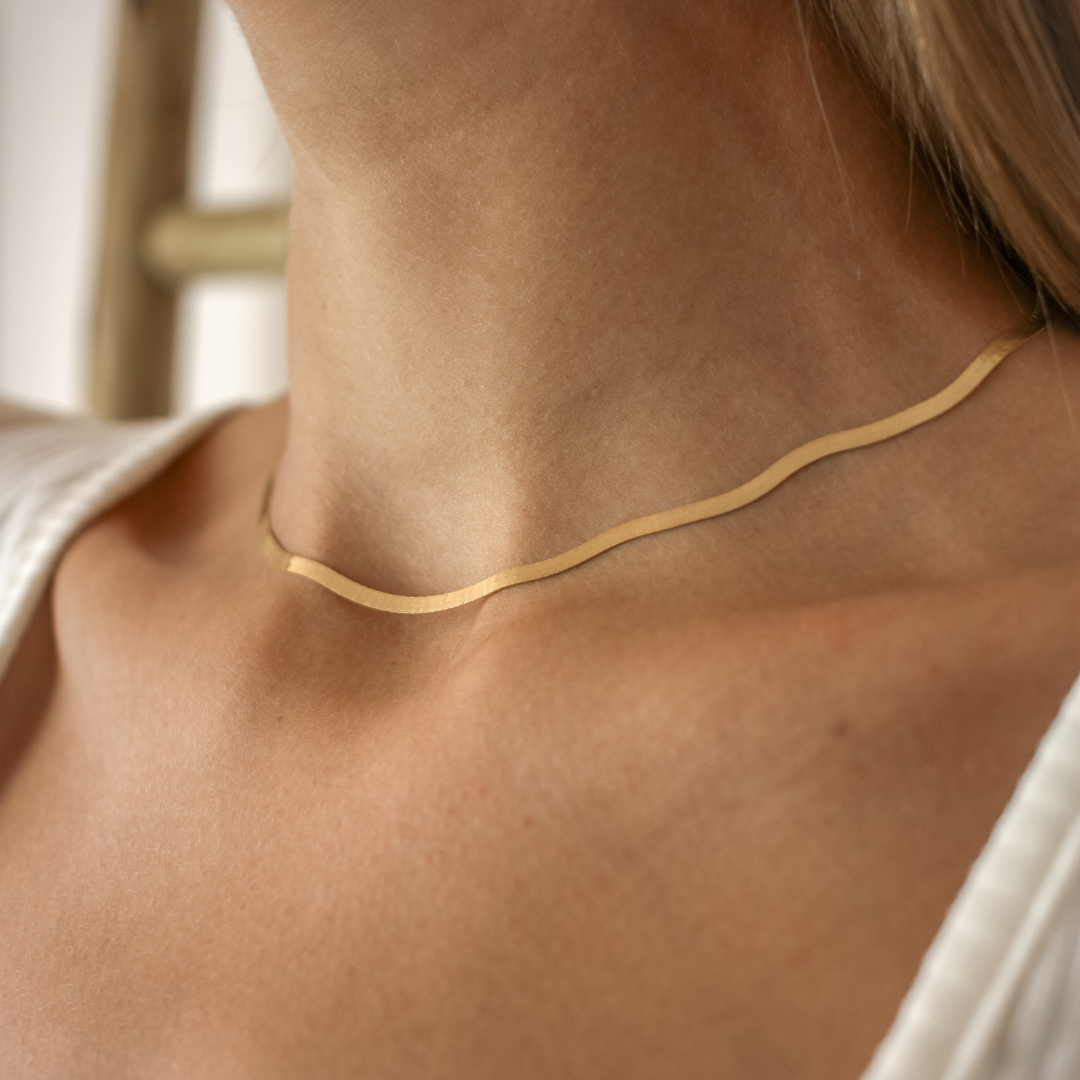 Halskette Herringbone