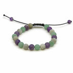 Maitri Amethyst, Aventurin & Labradorit Mens Armband