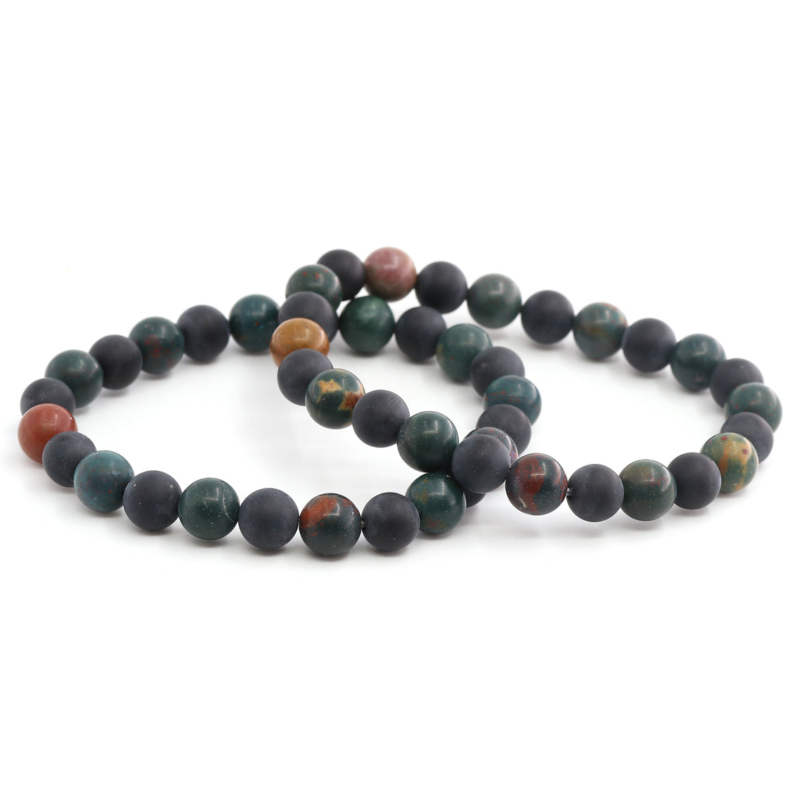 Armband Mens Heliotrop & Onyx