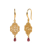 Ohrringe Casa-blanca Drop Pink Tourmaline