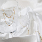 Halskette Modern Dotted  Silber