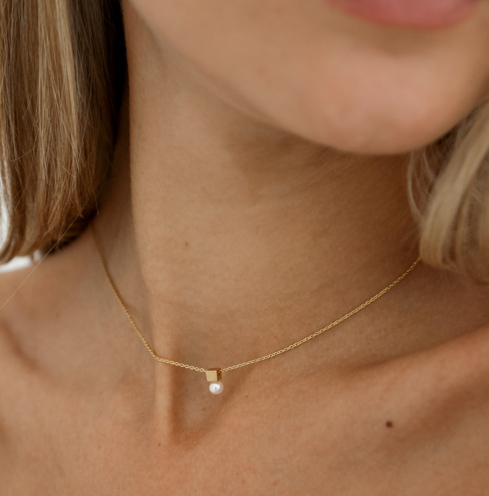 Halskette Cube Perlen