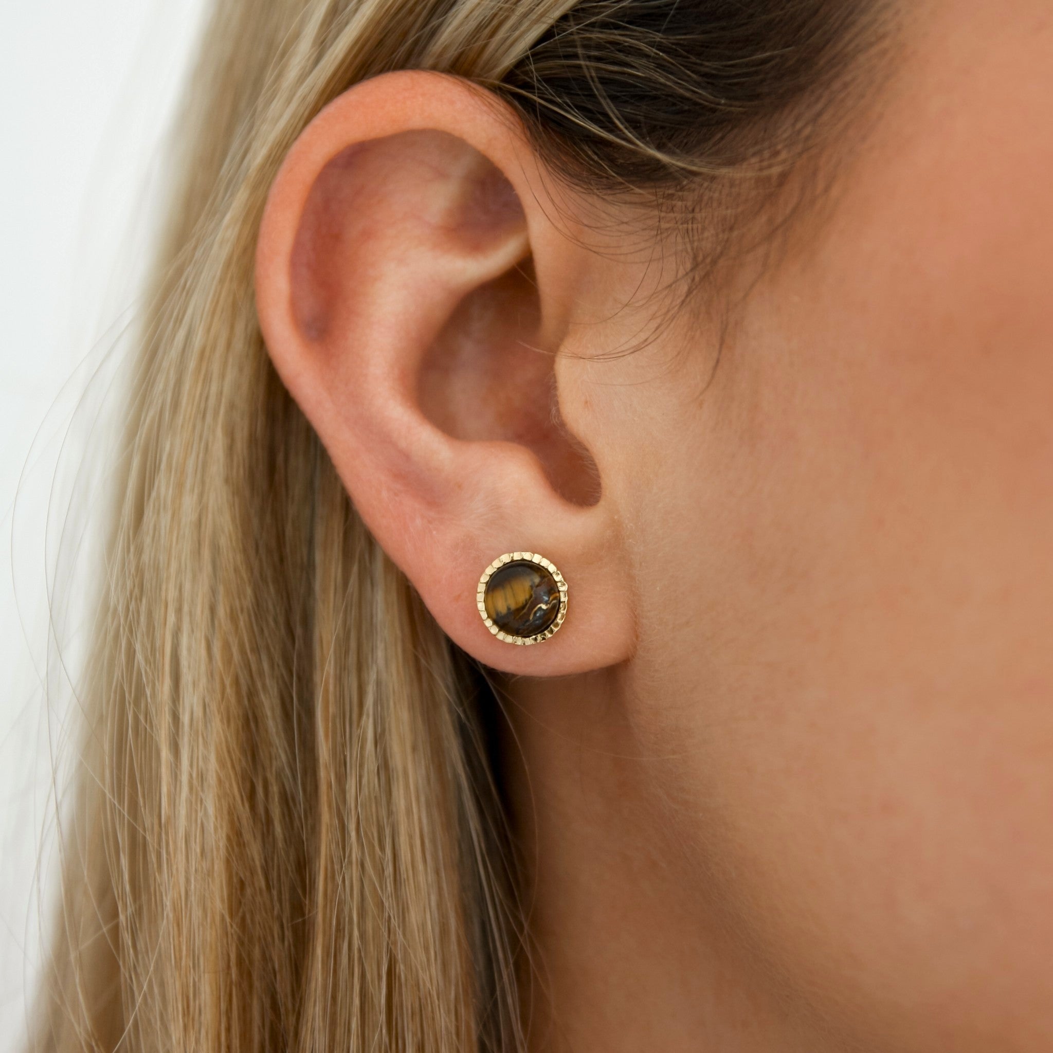 Ohrstecker Lucky-You Tigerauge