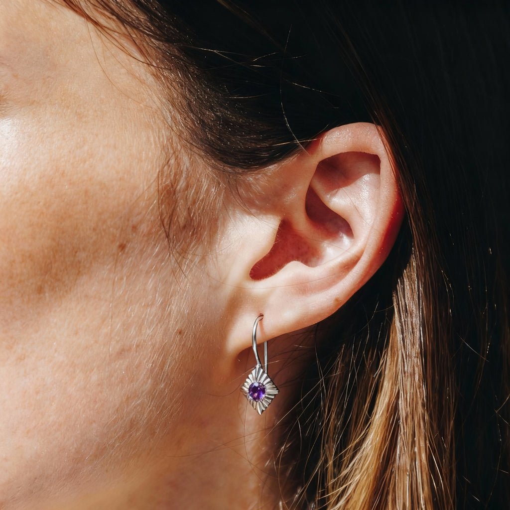 Ohrringe Capri Drop Amethyst