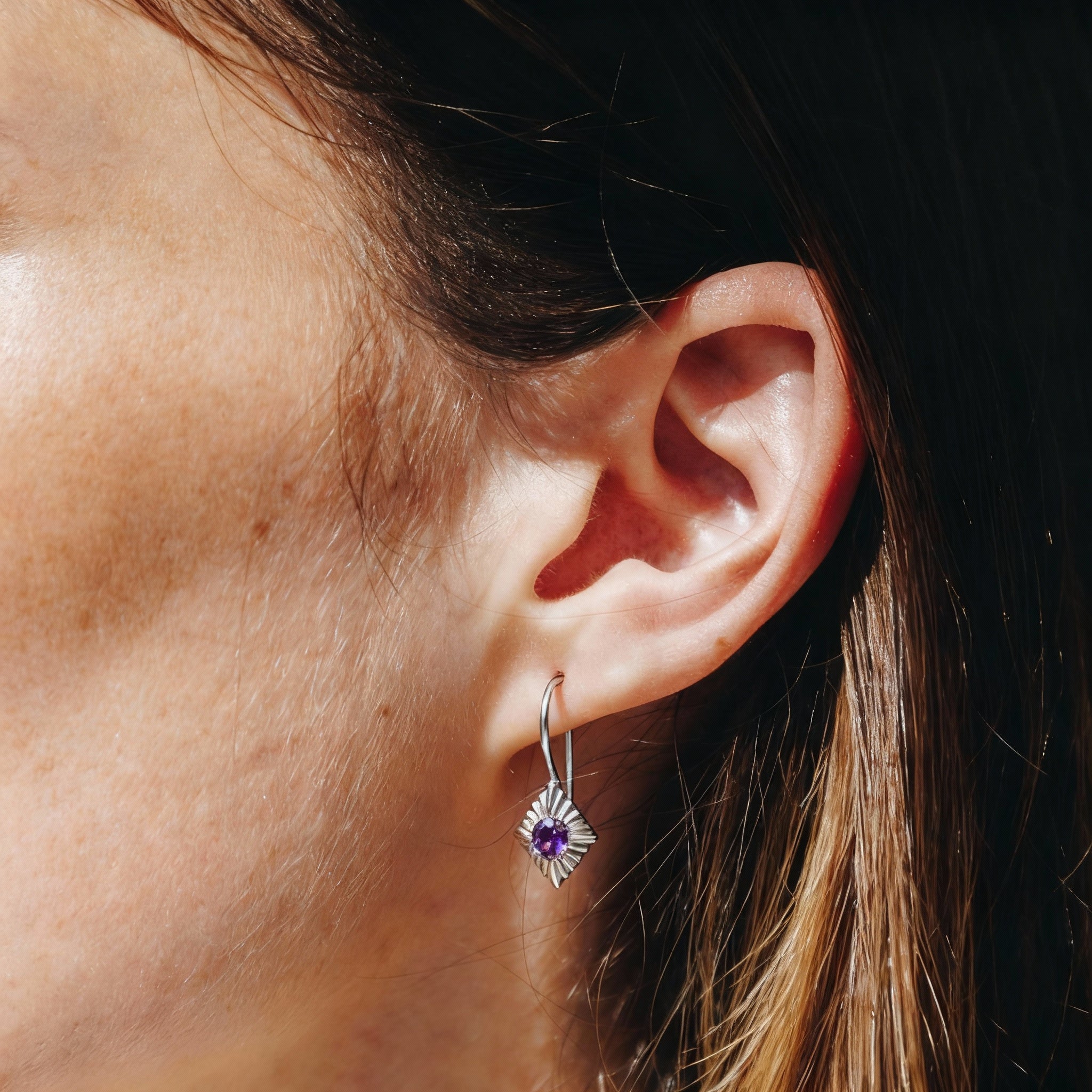 Ohrringe Capri Drop Amethyst