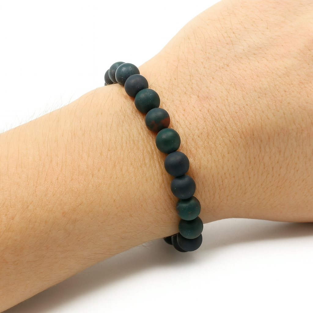 Armband Mens Heliotrop & Onyx