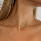 Halskette Modern Dotted Vergoldet