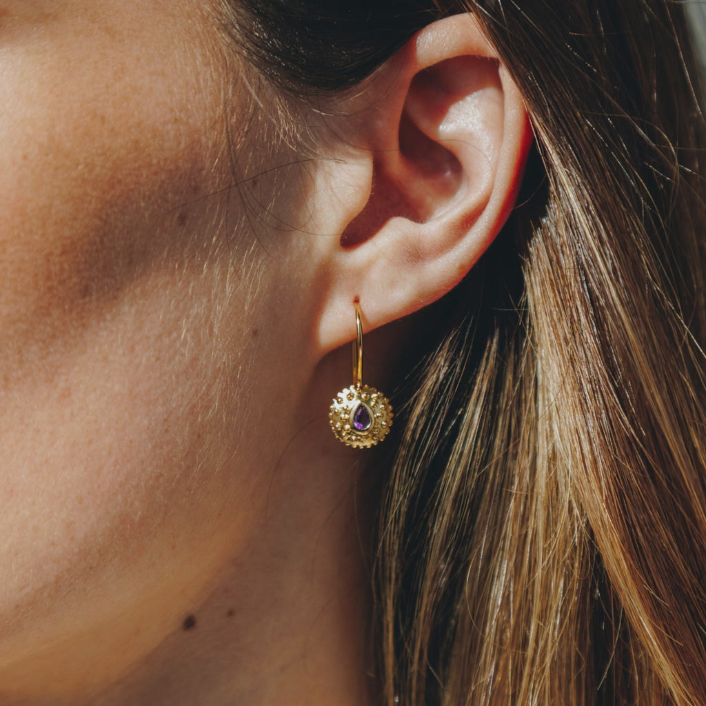 Ohrringe Andalusian Drop Amethyst