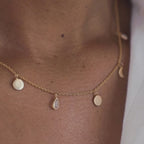 Halskette Lunar Mondstein