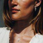 Ohrringe Elysian Drop Peridot Silver