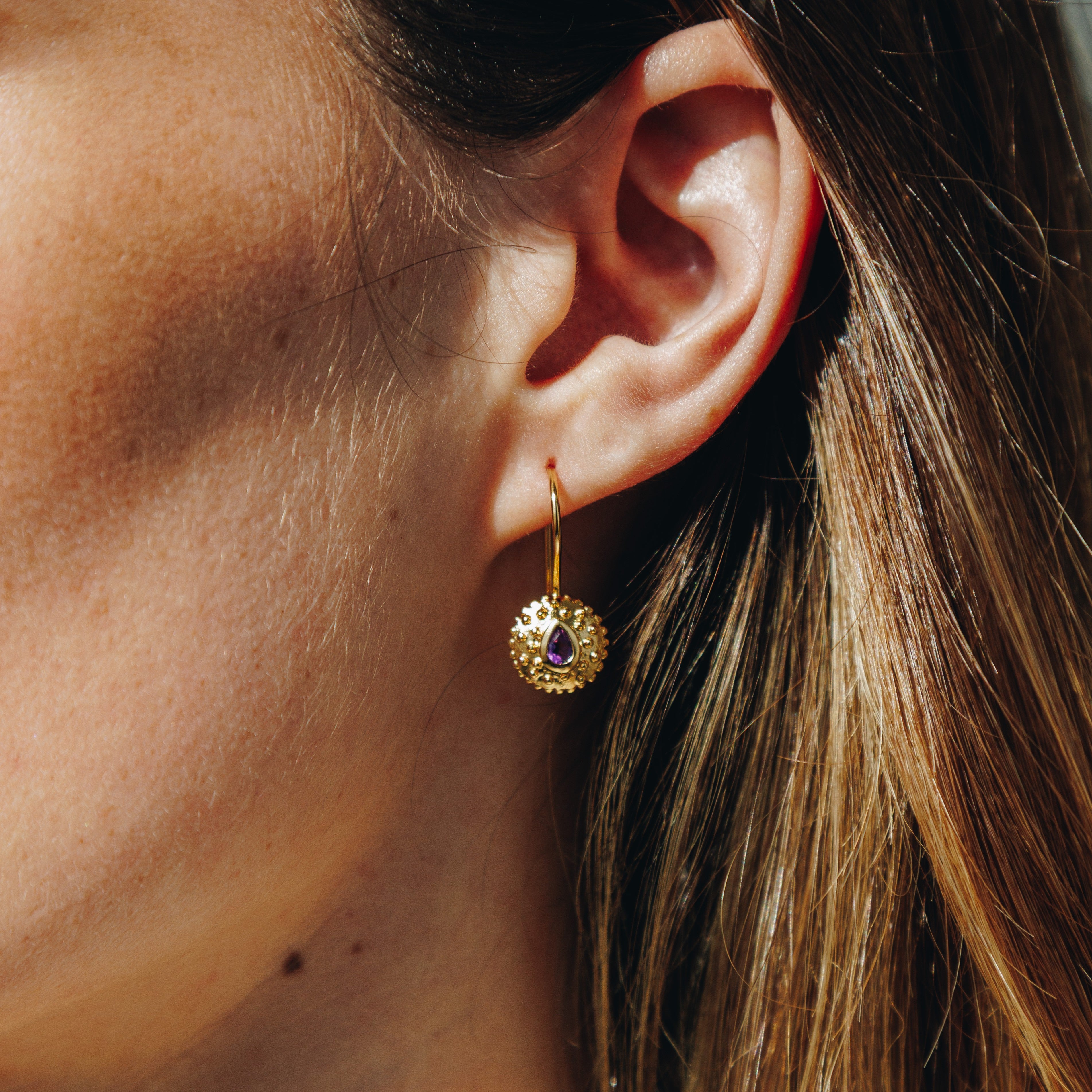 Ohrringe Andalusian Drop Amethyst