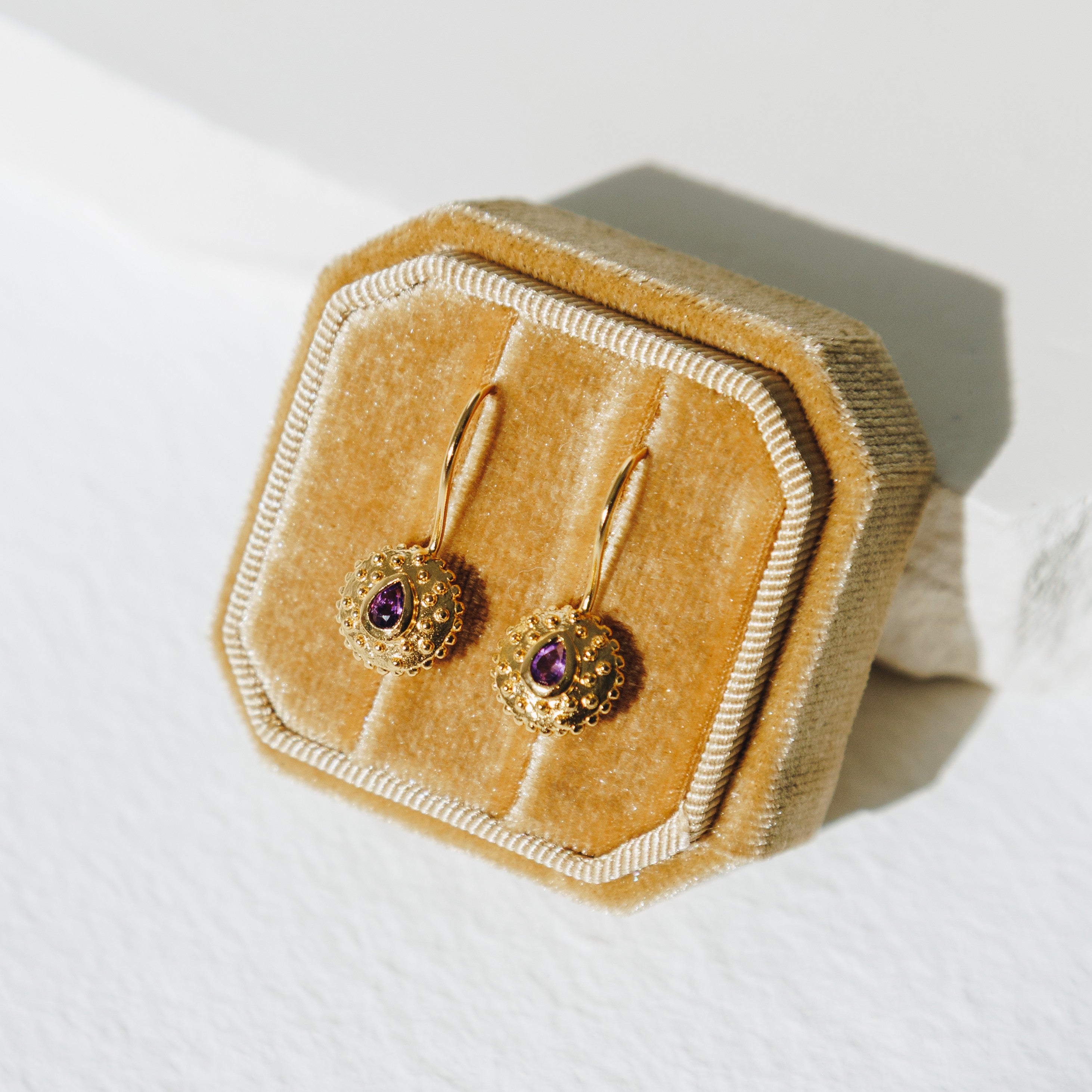 Ohrringe Andalusian Drop Amethyst