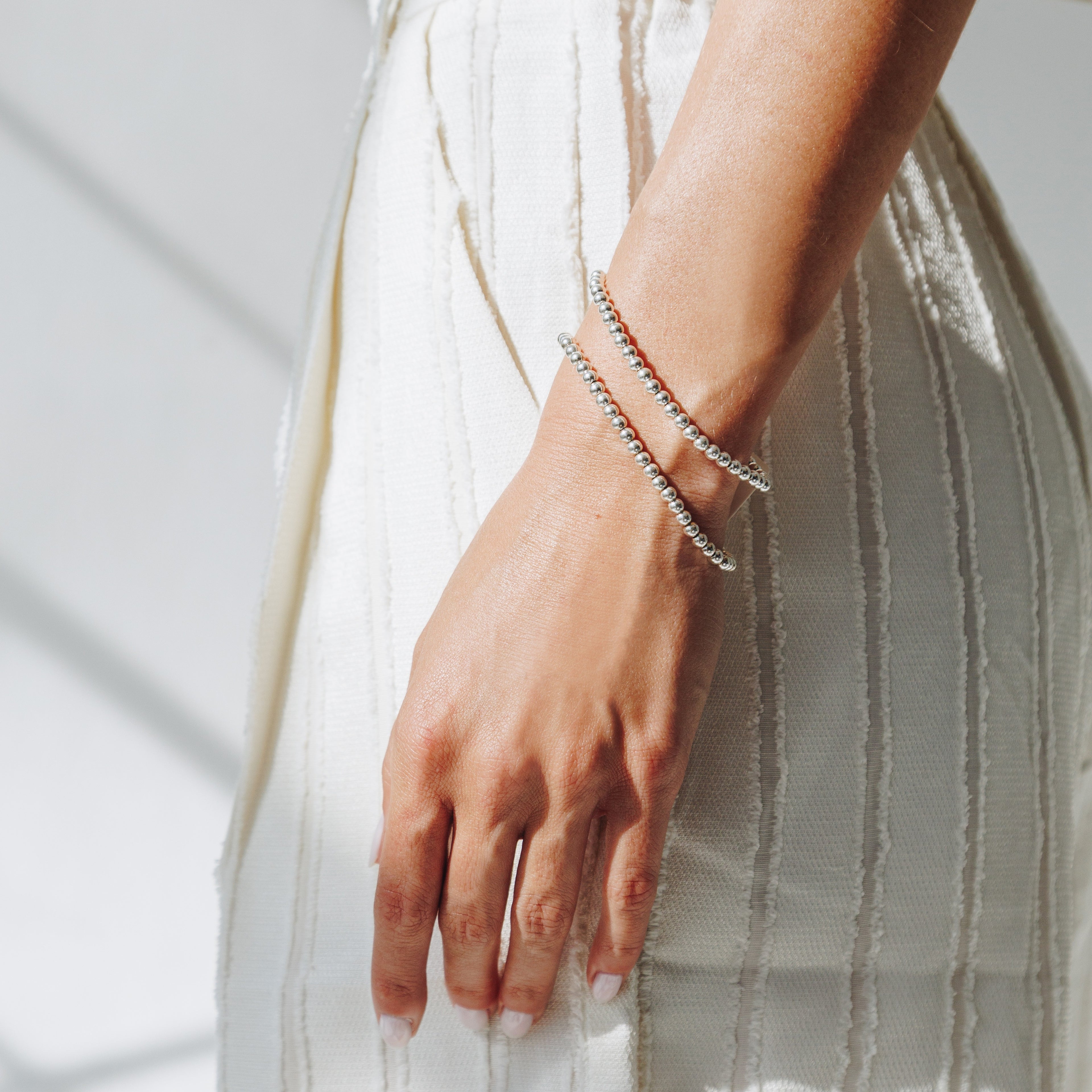 Armband Sena Stack Silber