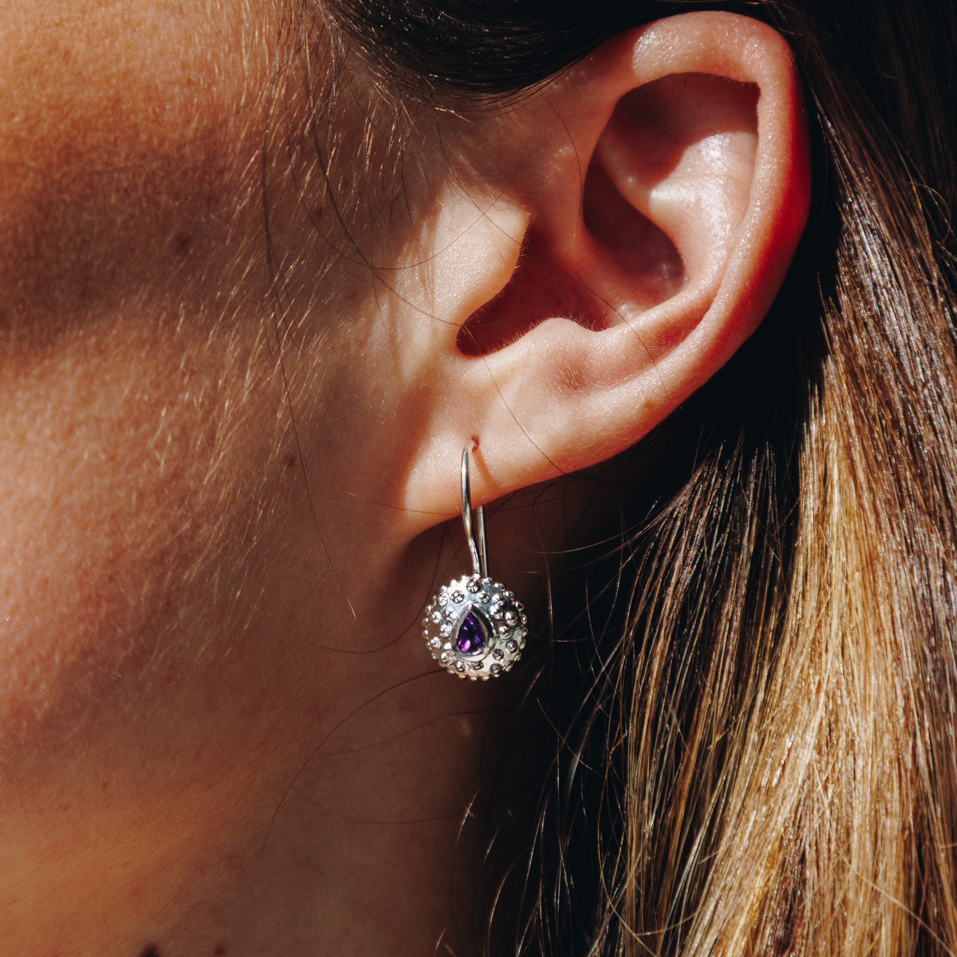 Ohrringe Andalusian Drop Amethyst