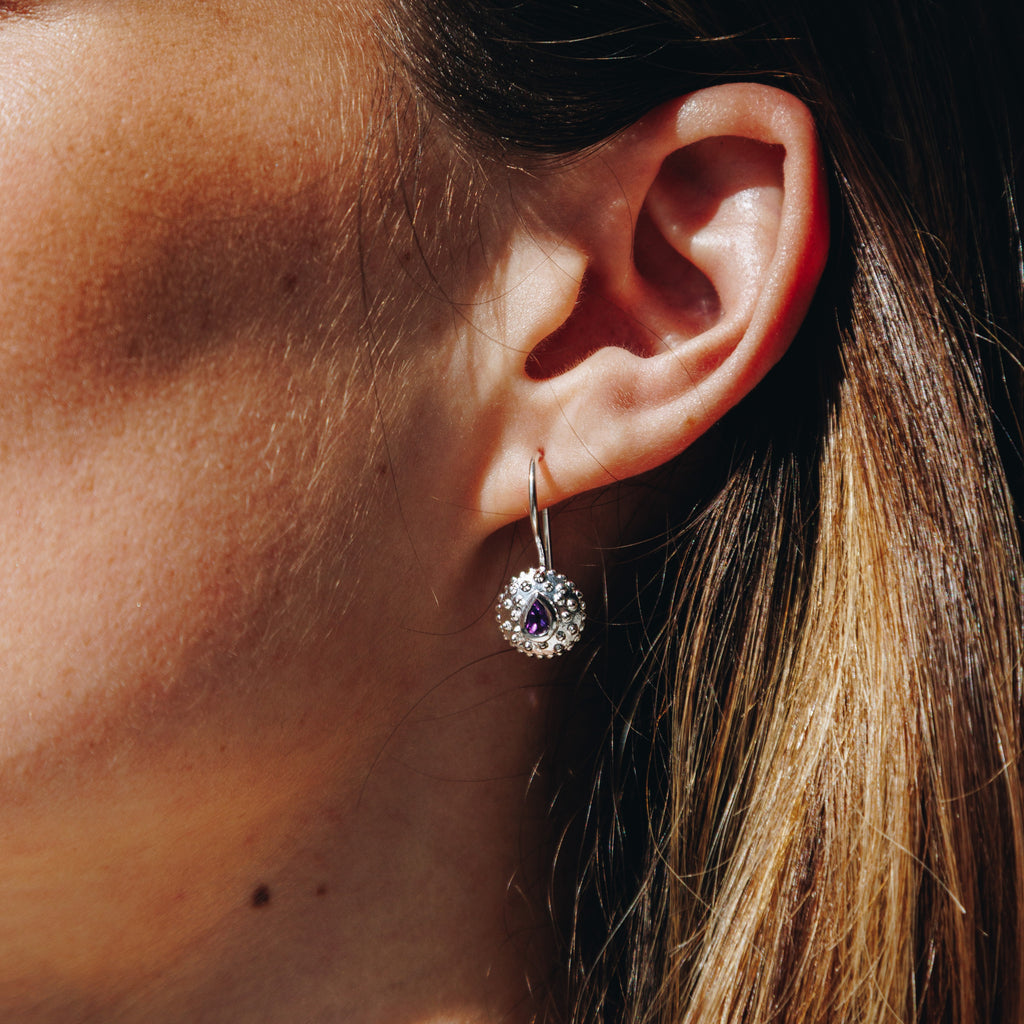Ohrringe Andalusian Drop Amethyst