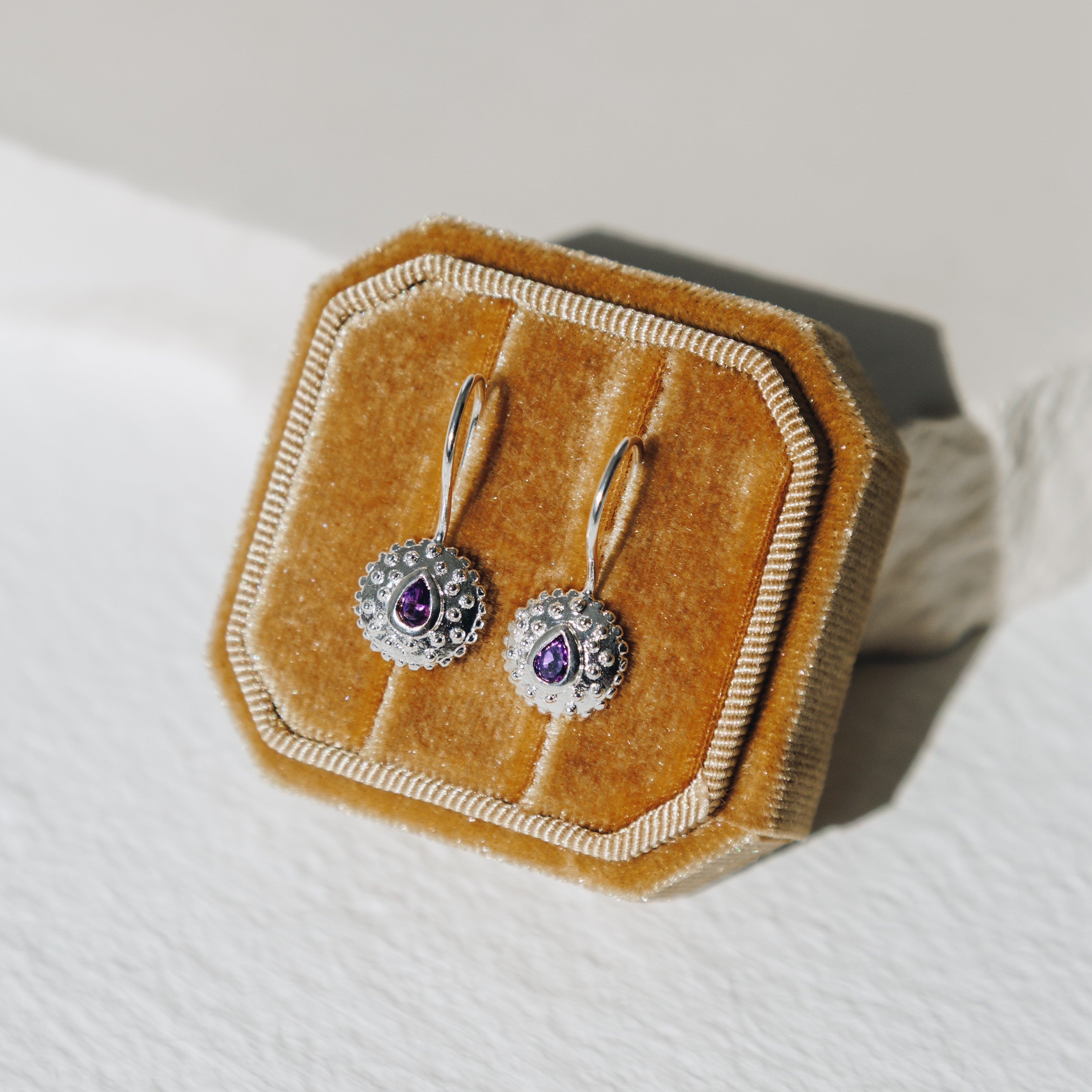 Ohrringe Andalusian Drop Amethyst