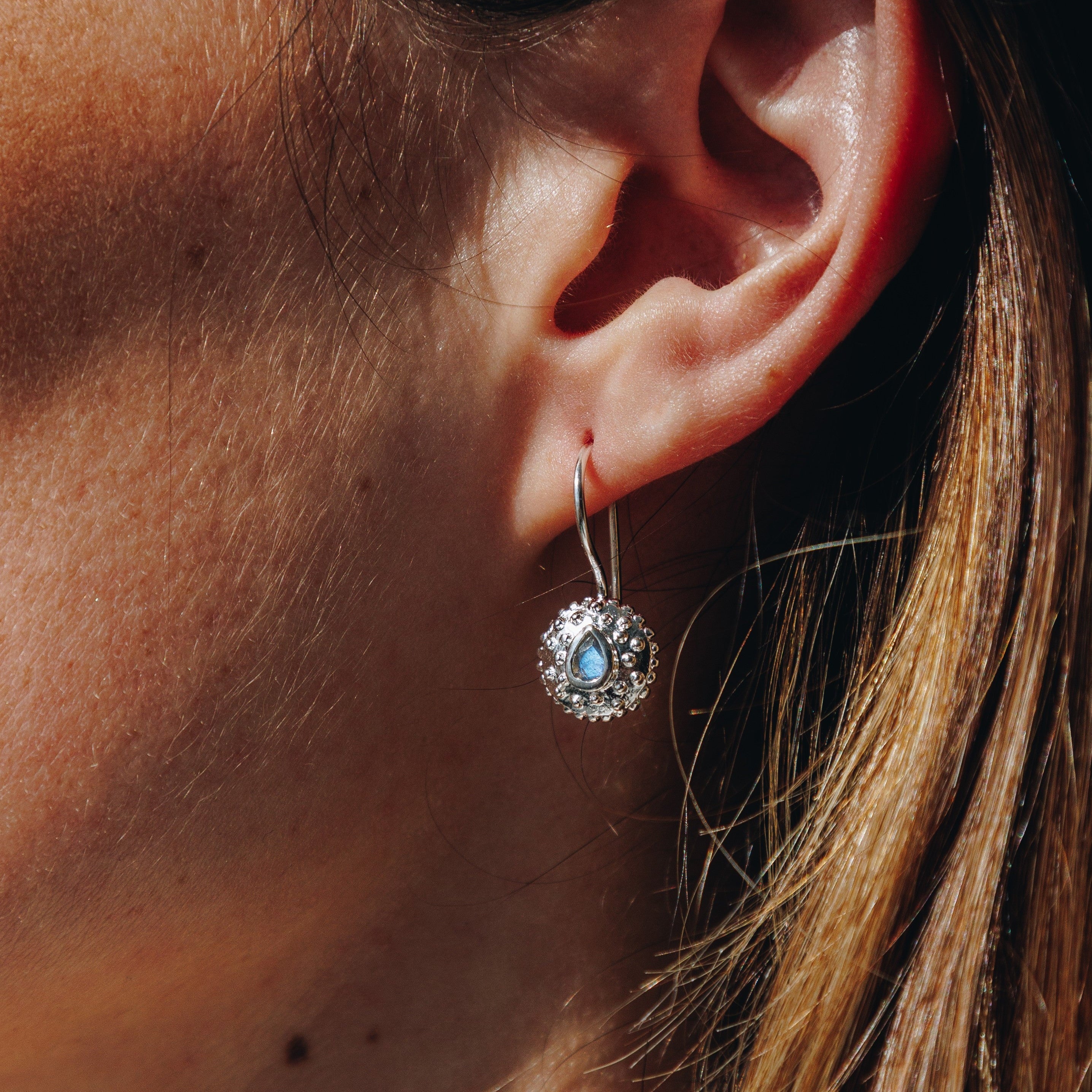 Ohrringe Andalusian Drop Labradorit