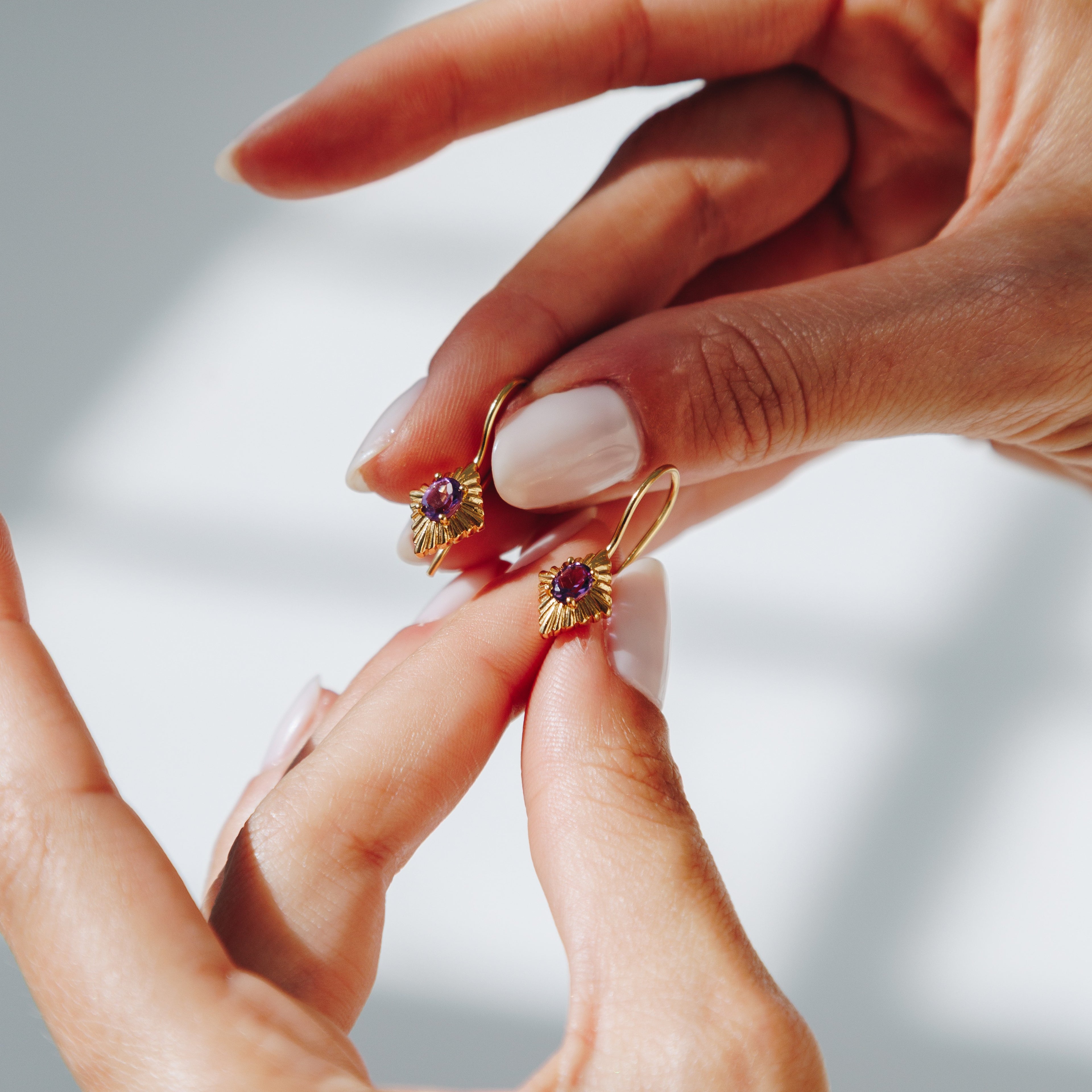 Ohrringe Capri Drop Amethyst