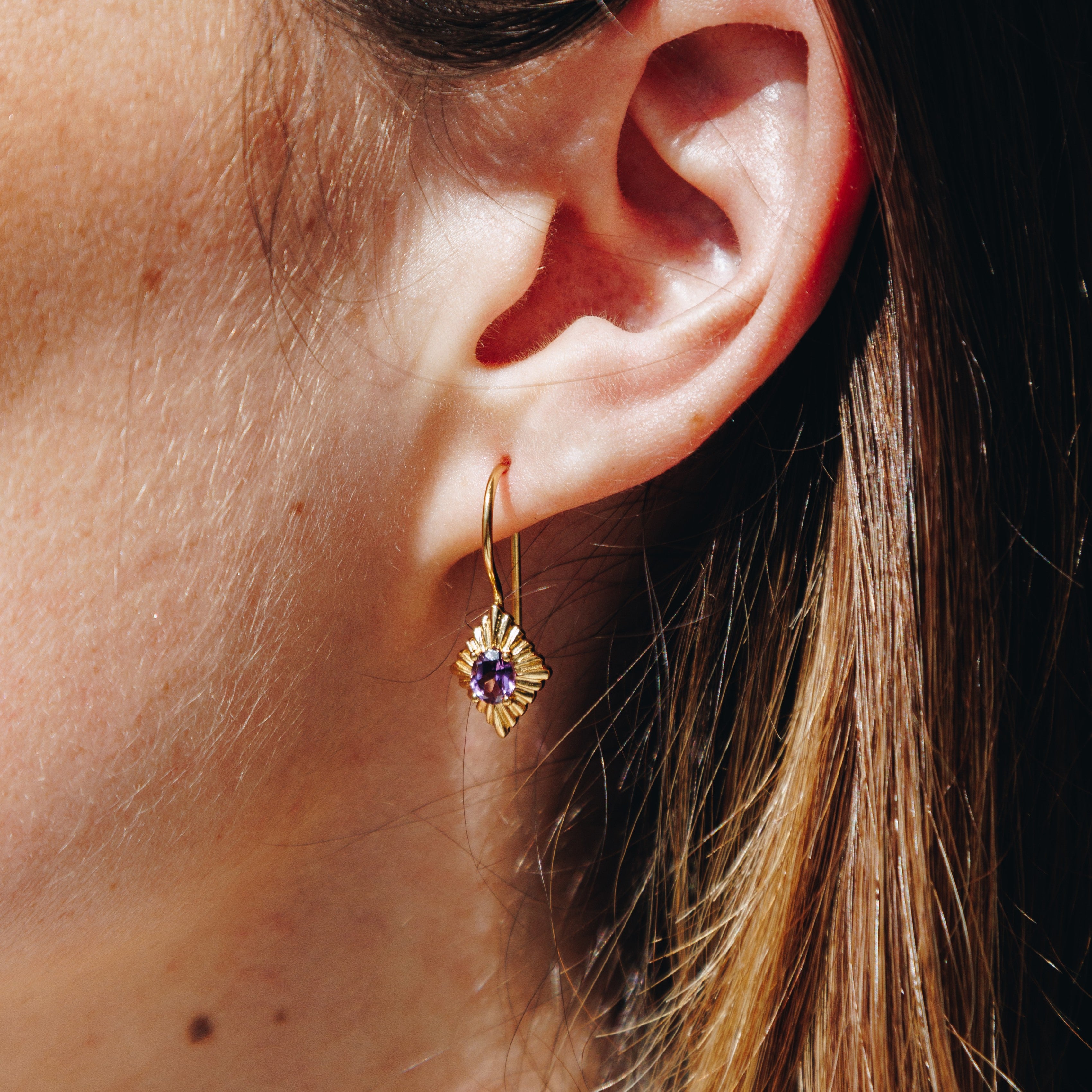 Ohrringe Capri Drop Amethyst