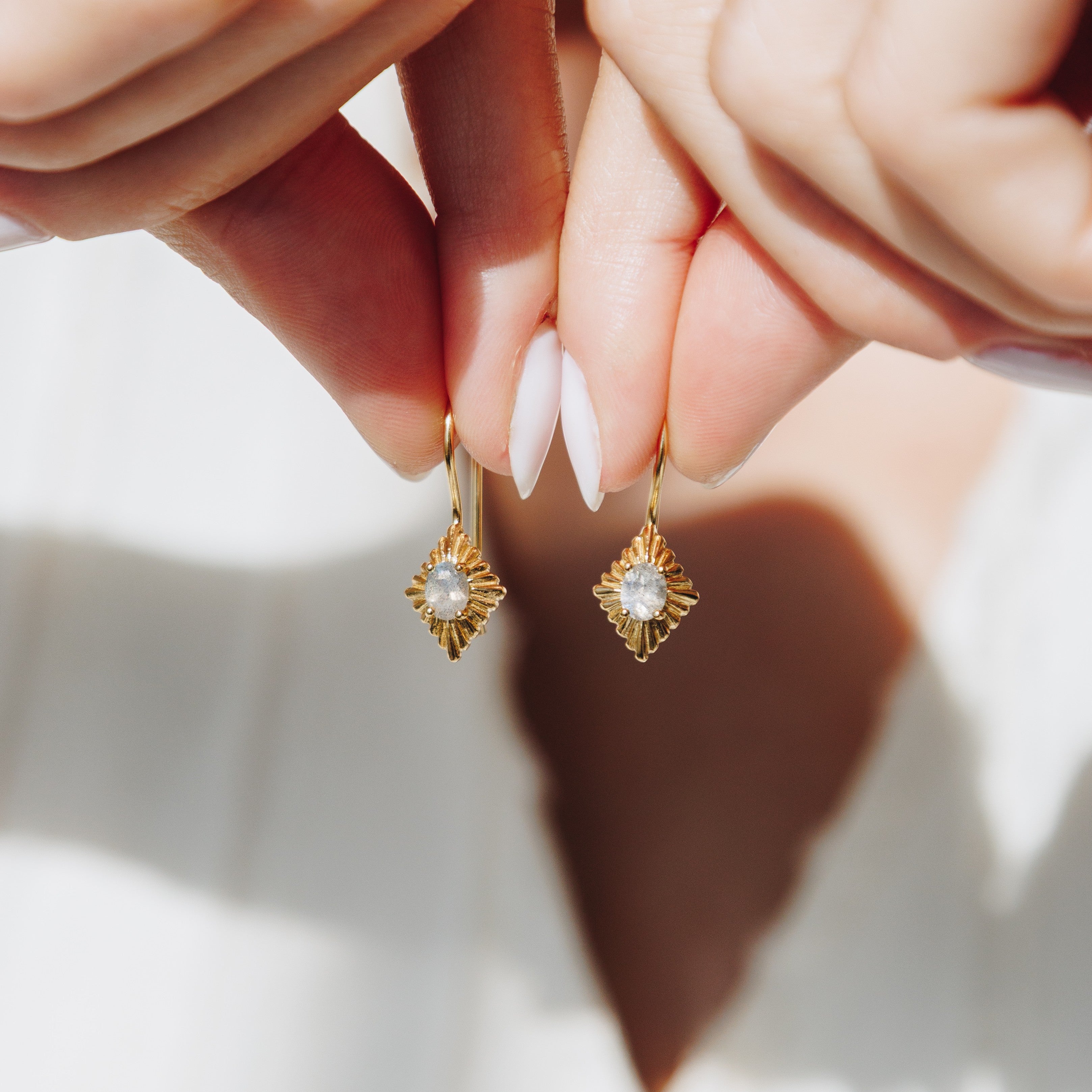 Ohrringe Capri Drop Labradorit