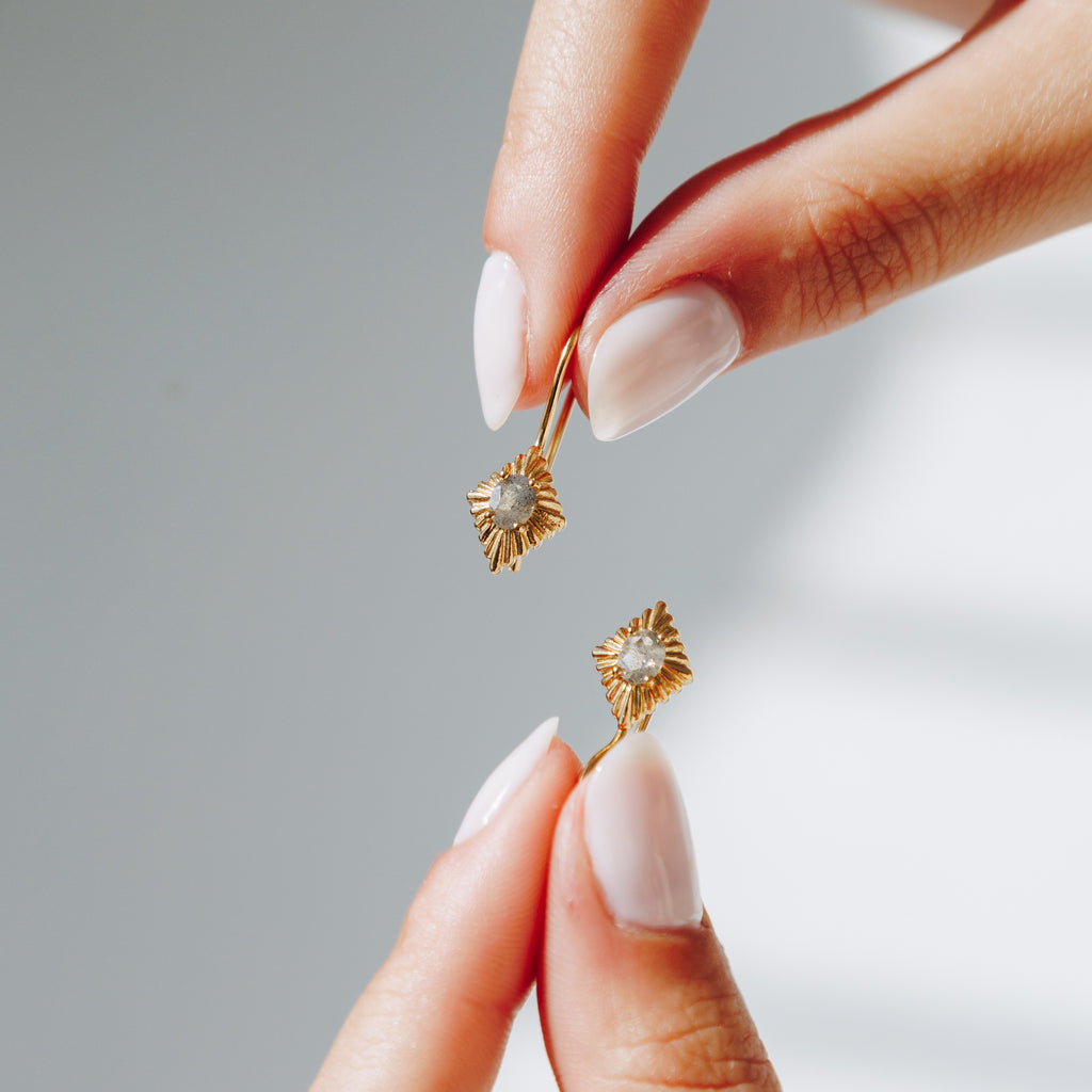 Ohrringe Capri Drop Labradorit