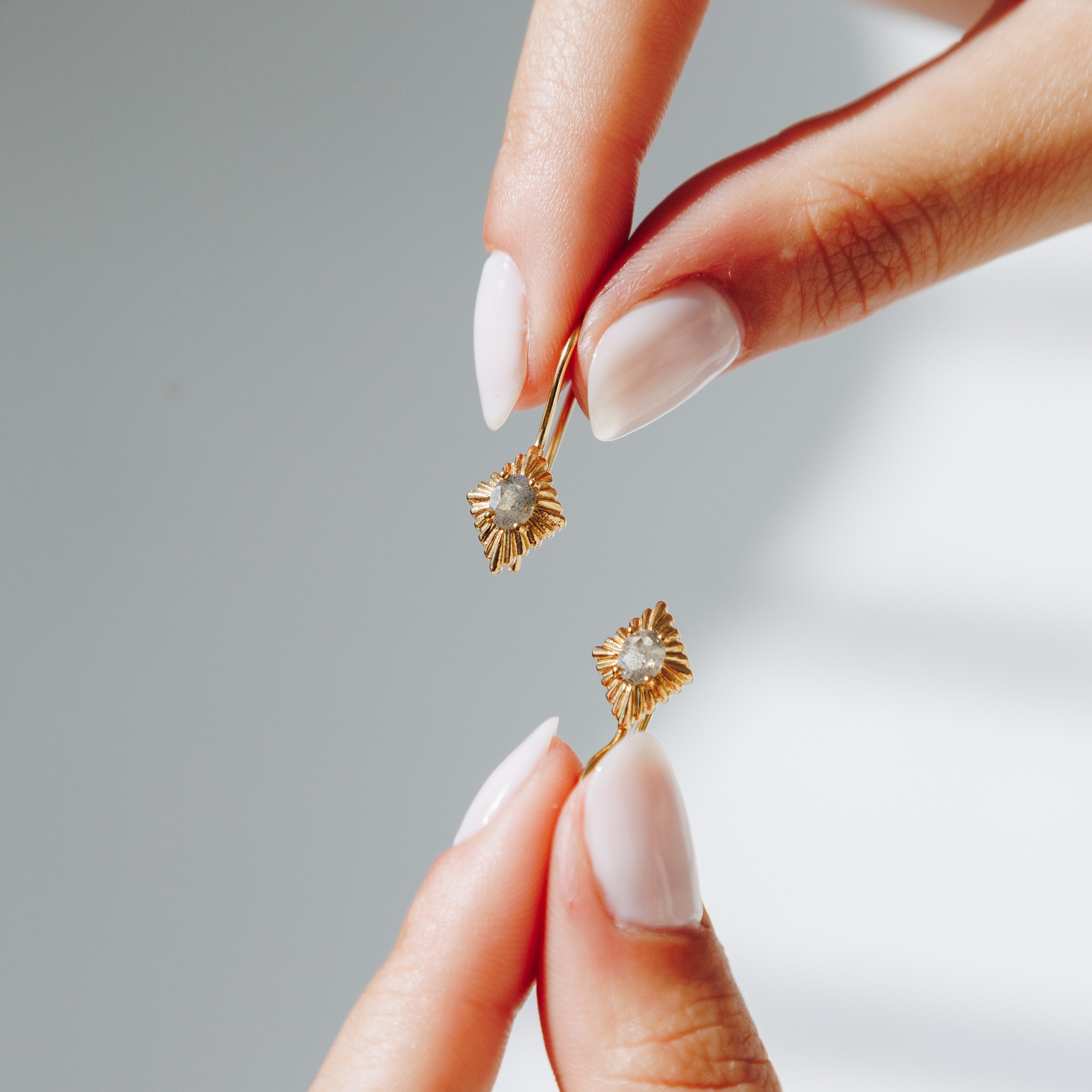 Ohrringe Capri Drop Labradorit