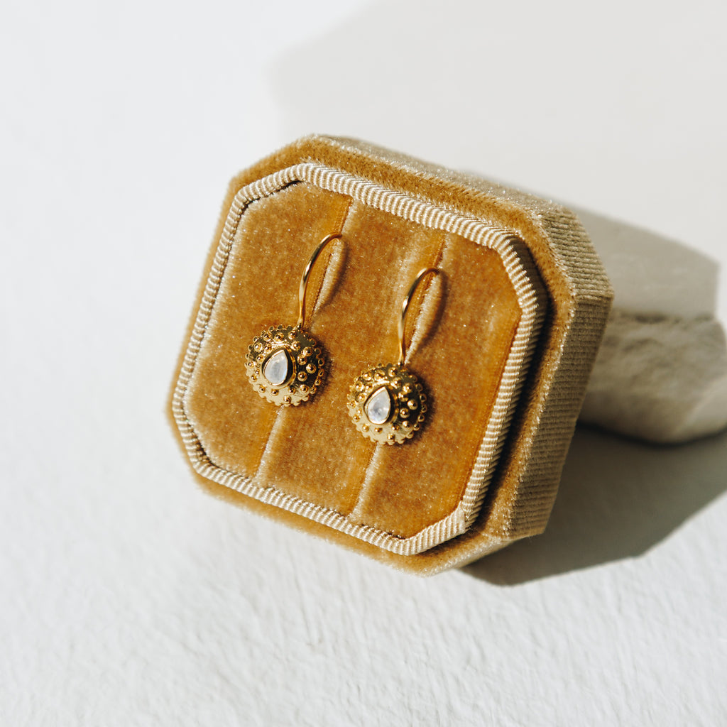 Ohrringe Andalusian Drop Mondstein