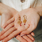 Ohrringe Casa-blanca Drop Pink Tourmaline