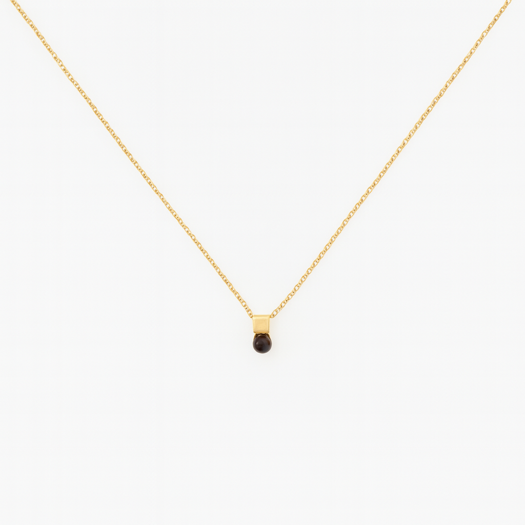 Halskette Cube Tigerauge